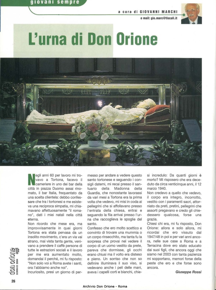Don Orione oggi, 2004, 01, pagina 26
