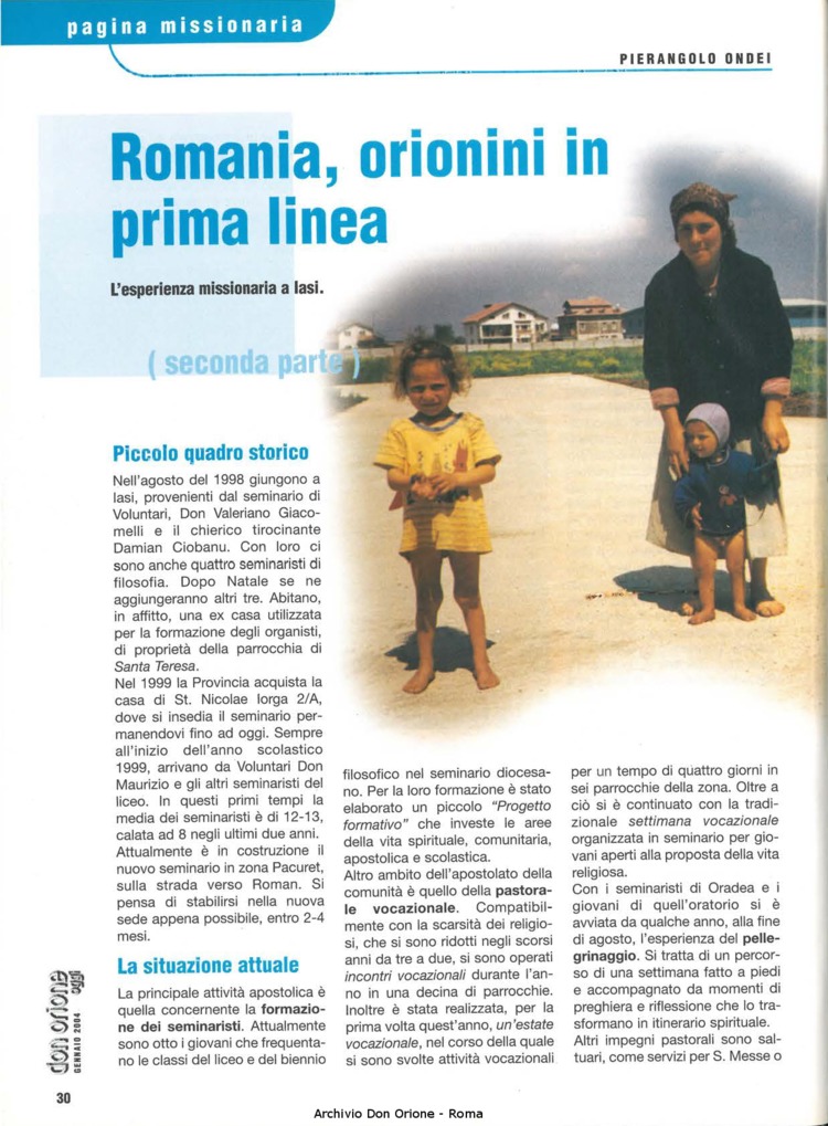 Don Orione oggi, 2004, 01, pagina 30