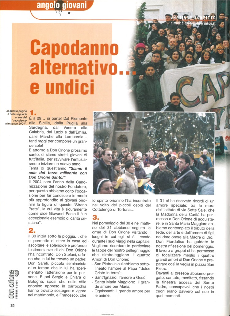 Don Orione oggi, 2004, 02, pagina 20