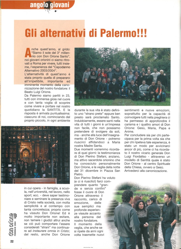 Don Orione oggi, 2004, 02, pagina 22