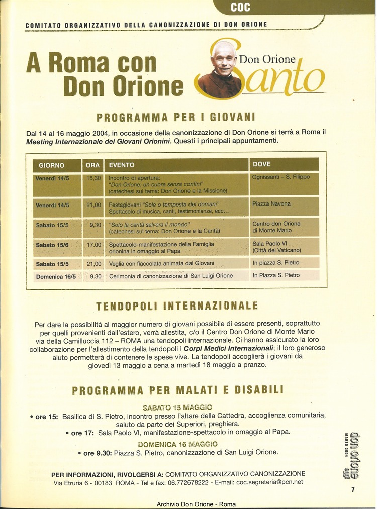 Don Orione oggi, 2004, 03, pagina 7