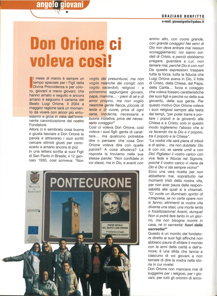 Don Orione oggi, 2004, 03, pagina 20