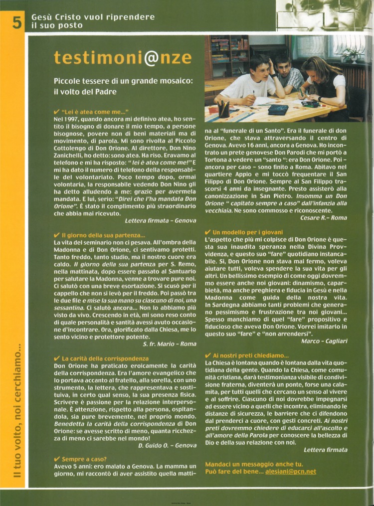 Don Orione oggi, 2004, 04, pagina 18