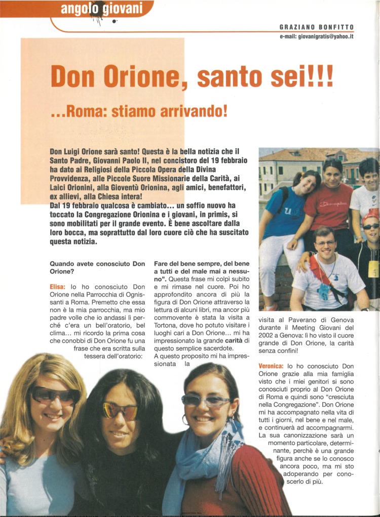 Don Orione oggi, 2004, 04, pagina 20