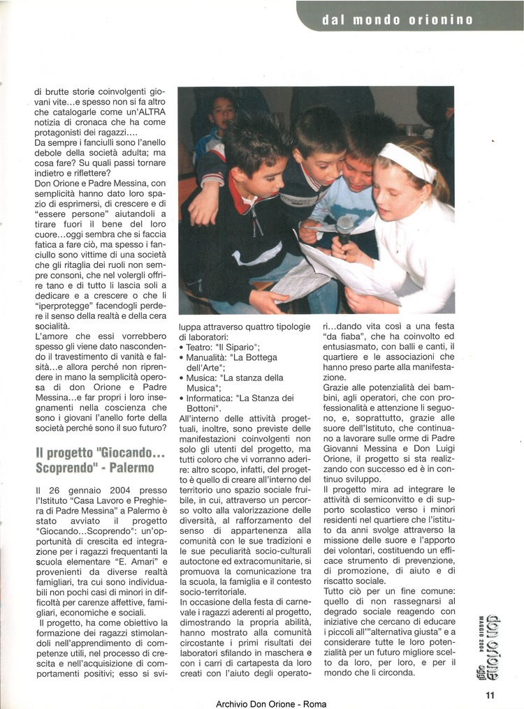 Don Orione oggi, 2004, 05, pagina 11
