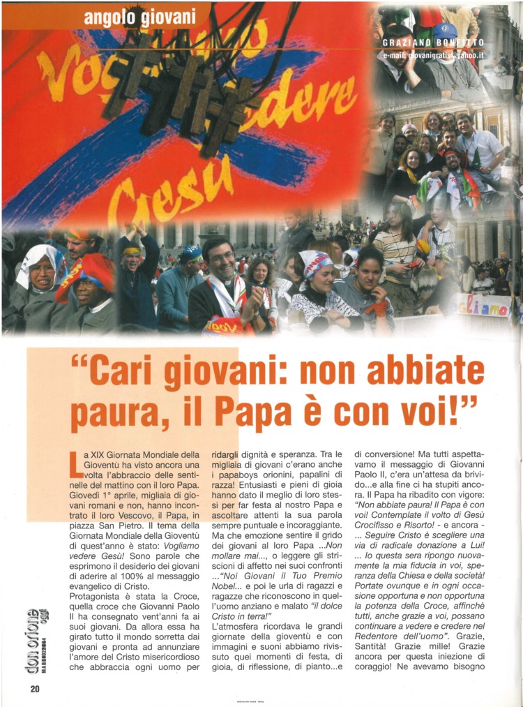 Don Orione oggi, 2004, 05, pagina 20