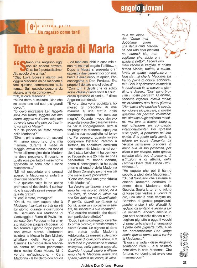 Don Orione oggi, 2004, 05, pagina 23