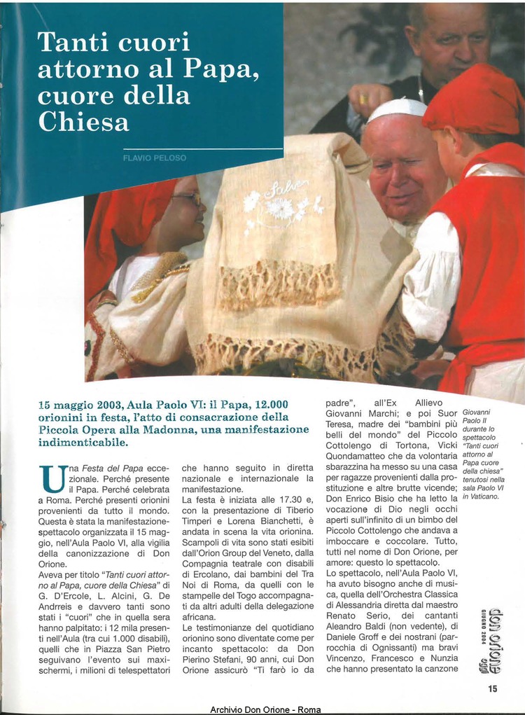 Don Orione oggi, 2004, 06, pagina 15