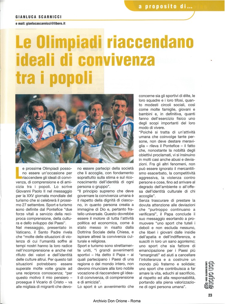 Don Orione oggi, 2004, 07, pagina 23