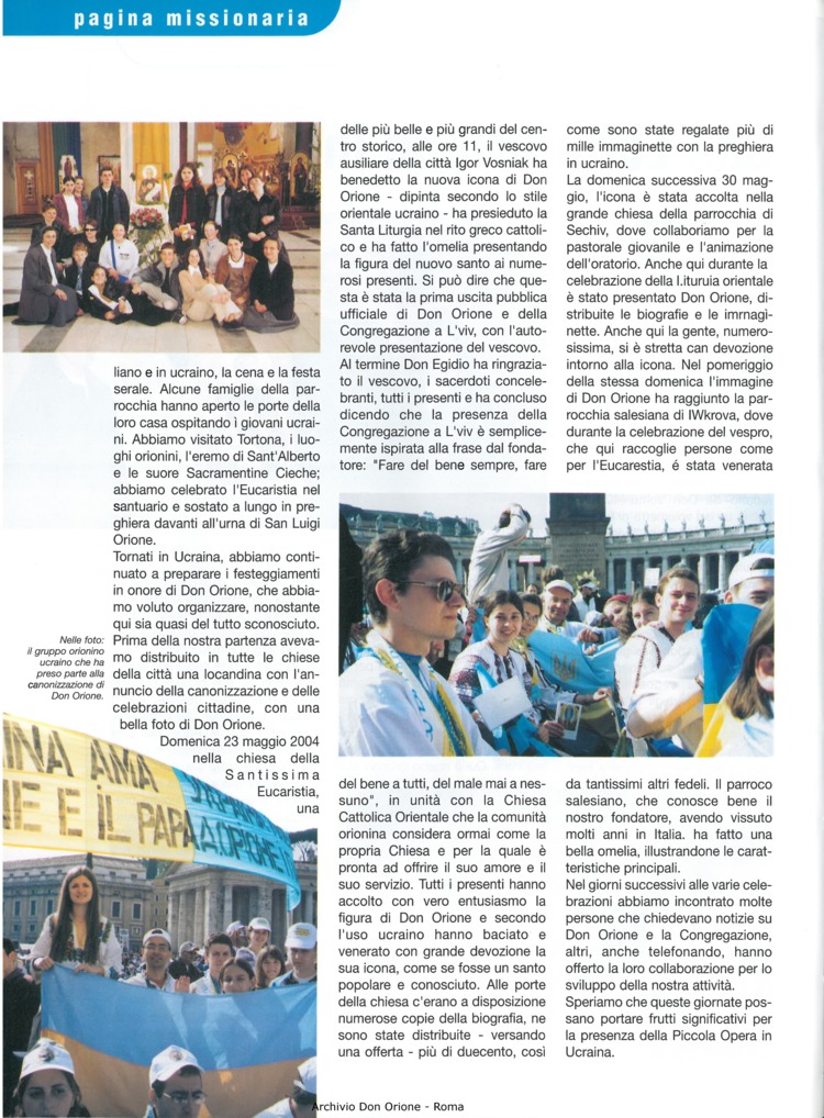Don Orione oggi, 2004, 07, pagina 30