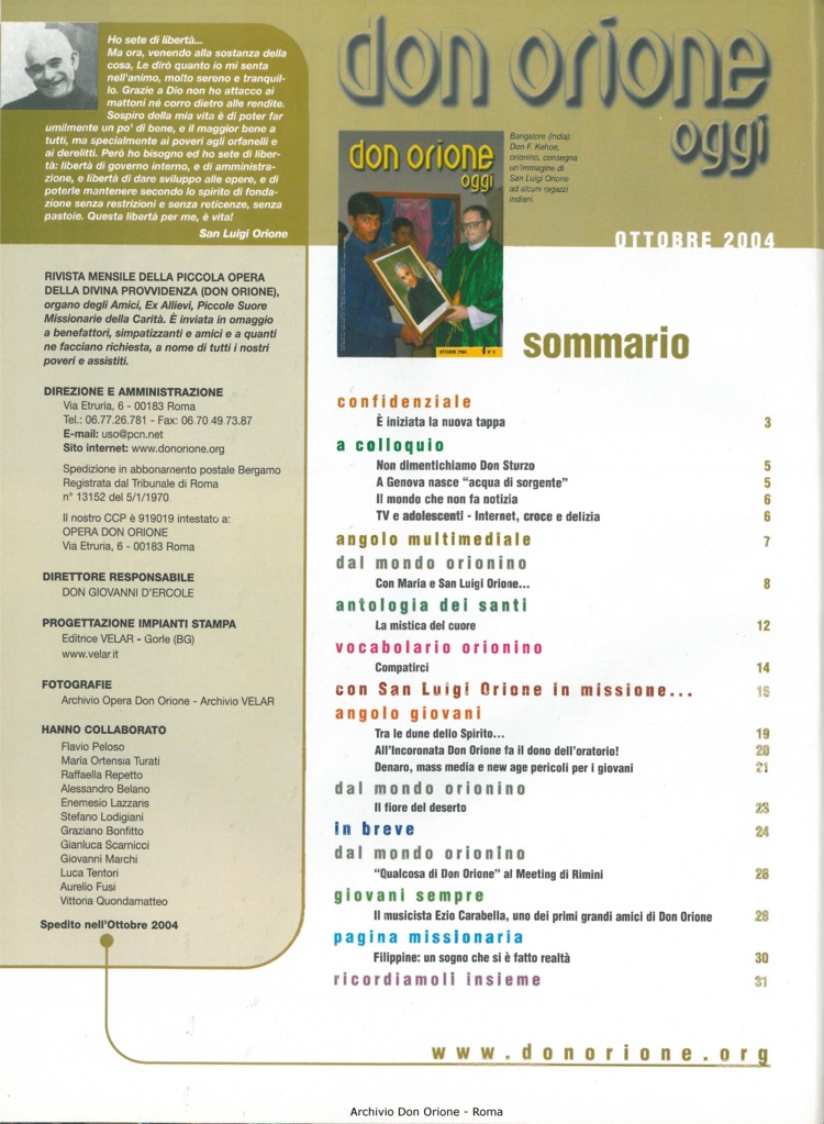 Don Orione oggi, 2004, 08, pagina 2