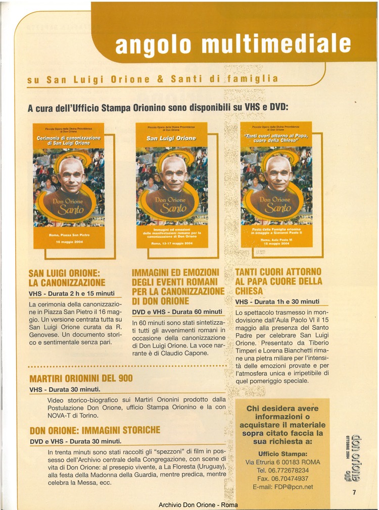 Don Orione oggi, 2004, 08, pagina 7