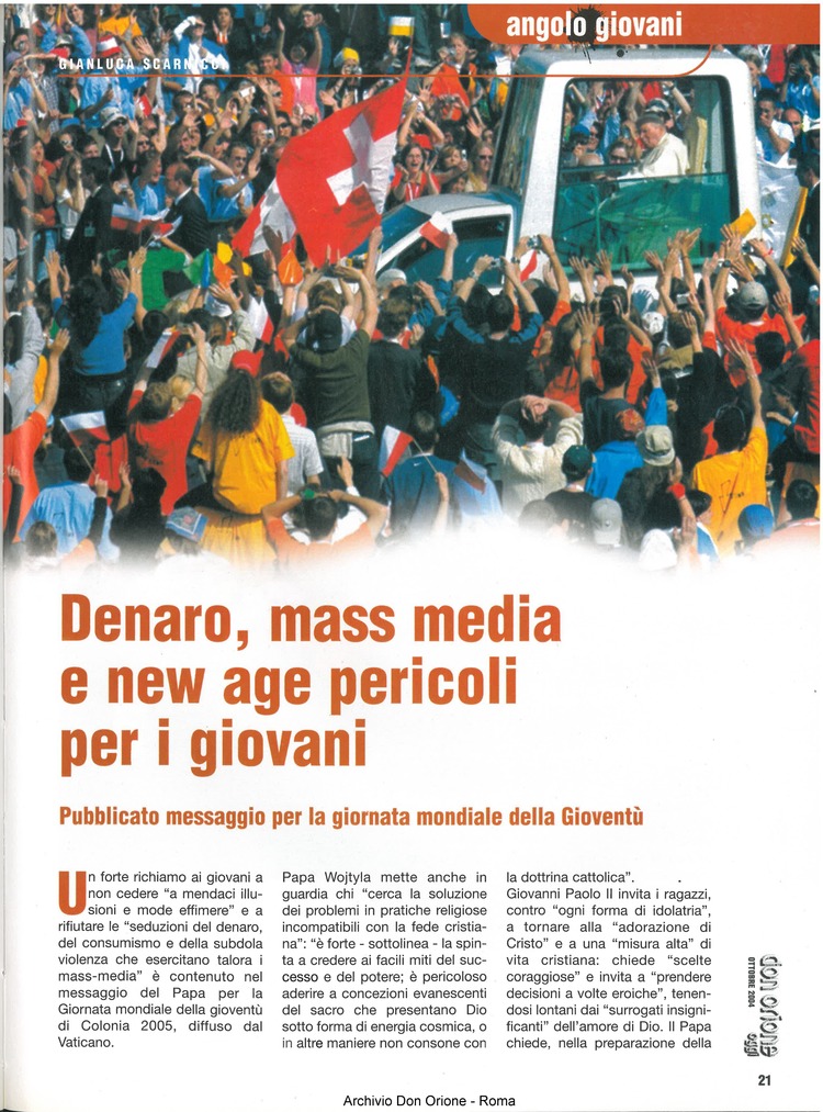 Don Orione oggi, 2004, 08, pagina 21