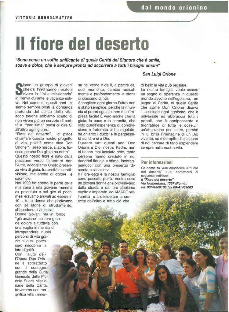 Don Orione oggi, 2004, 08, pagina 23