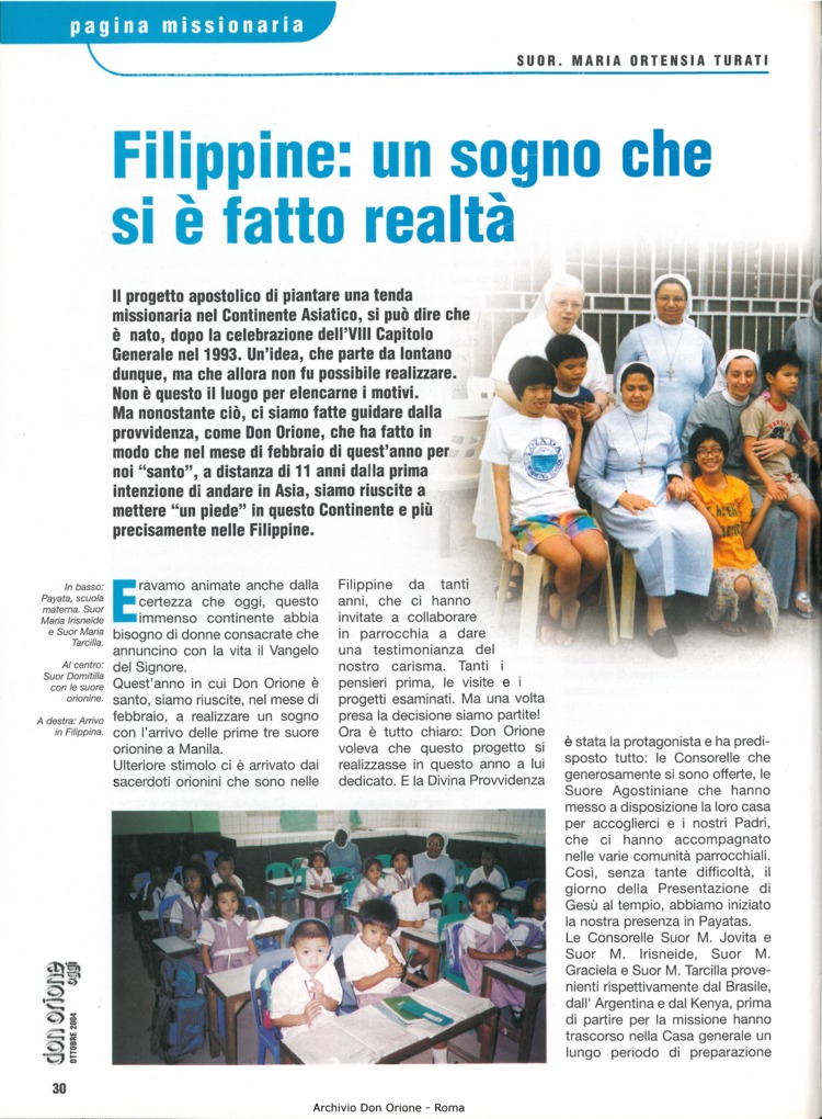 Don Orione oggi, 2004, 08, pagina 30