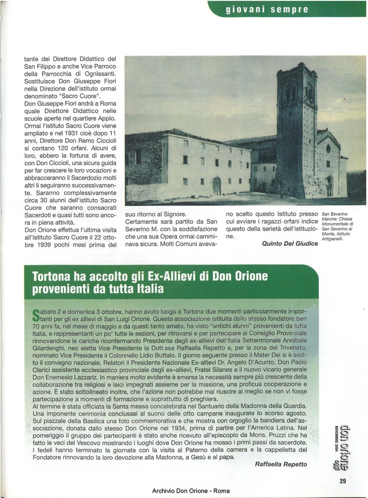 Don Orione oggi, 2004, 09, pagina 29