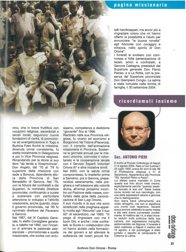 Don Orione oggi, 2004, 09, pagina 31
