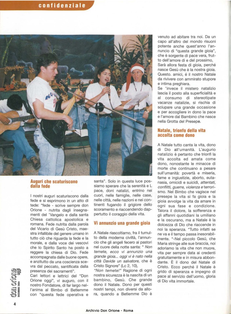 Don Orione oggi, 2004, 10, pagina 4