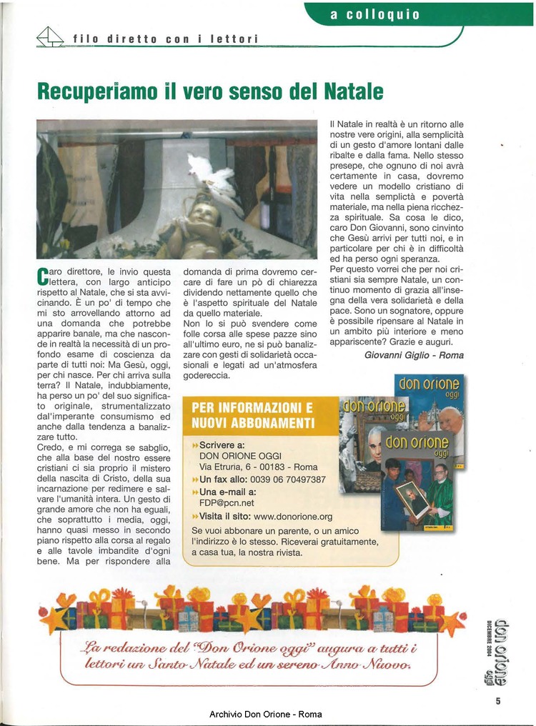 Don Orione oggi, 2004, 10, pagina 5