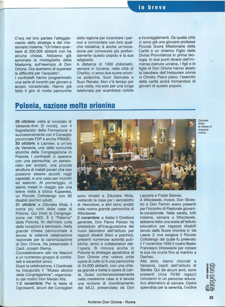 Don Orione oggi, 2004, 10, pagina 23