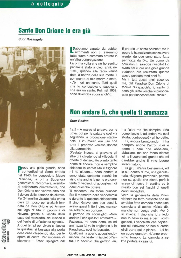 Don Orione oggi, 2005, 01, pagina 6