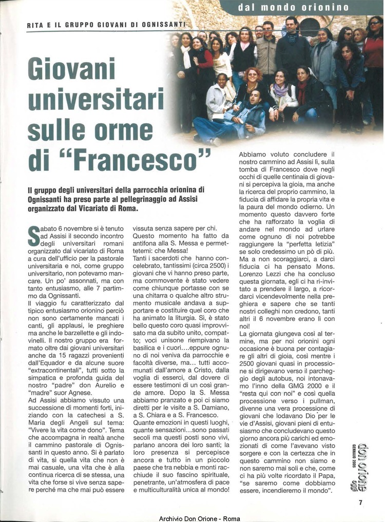 Don Orione oggi, 2005, 01, pagina 7