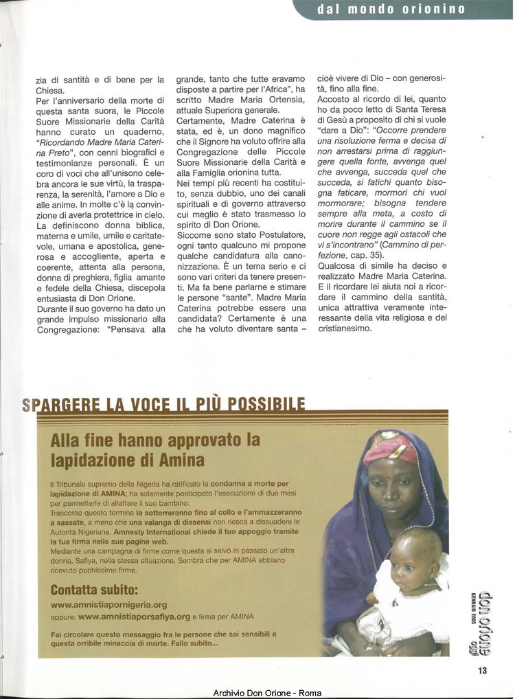 Don Orione oggi, 2005, 01, pagina 13