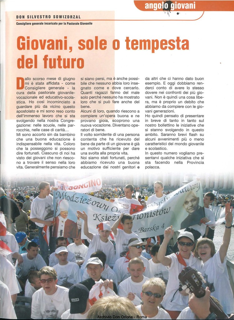 Don Orione oggi, 2005, 01, pagina 21