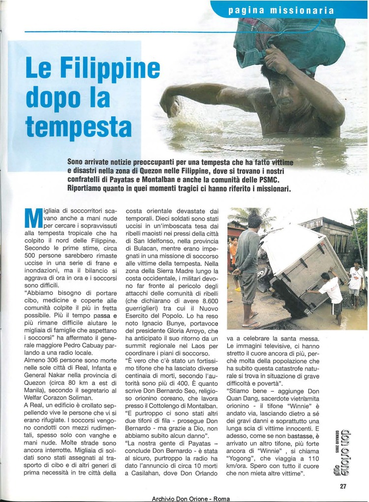 Don Orione oggi, 2005, 01, pagina 27