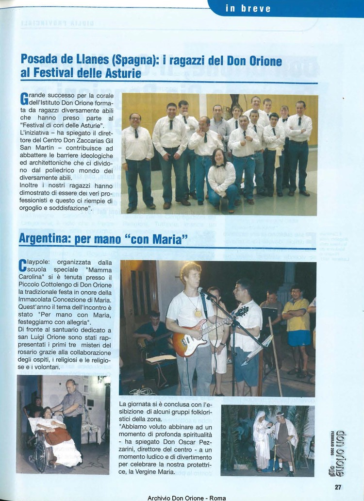 Don Orione oggi, 2005, 02, pagina 27