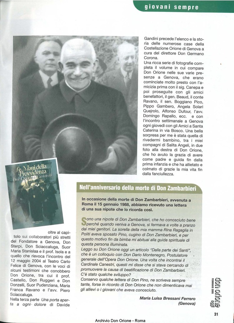 Don Orione oggi, 2005, 02, pagina 31