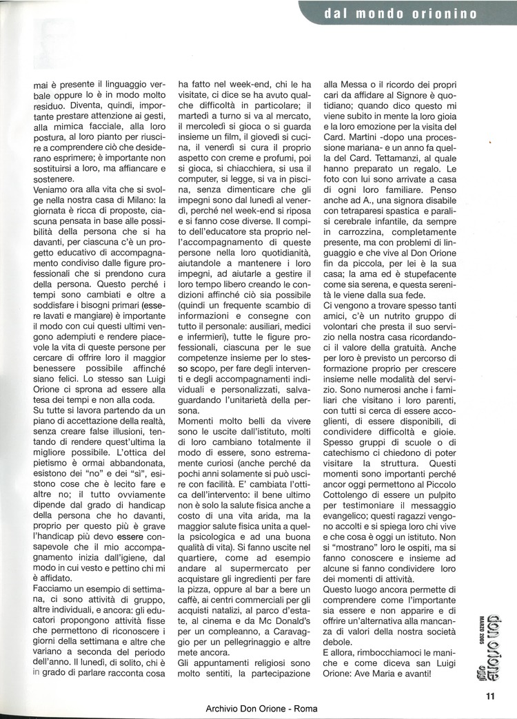 Don Orione oggi, 2005, 03, pagina 11