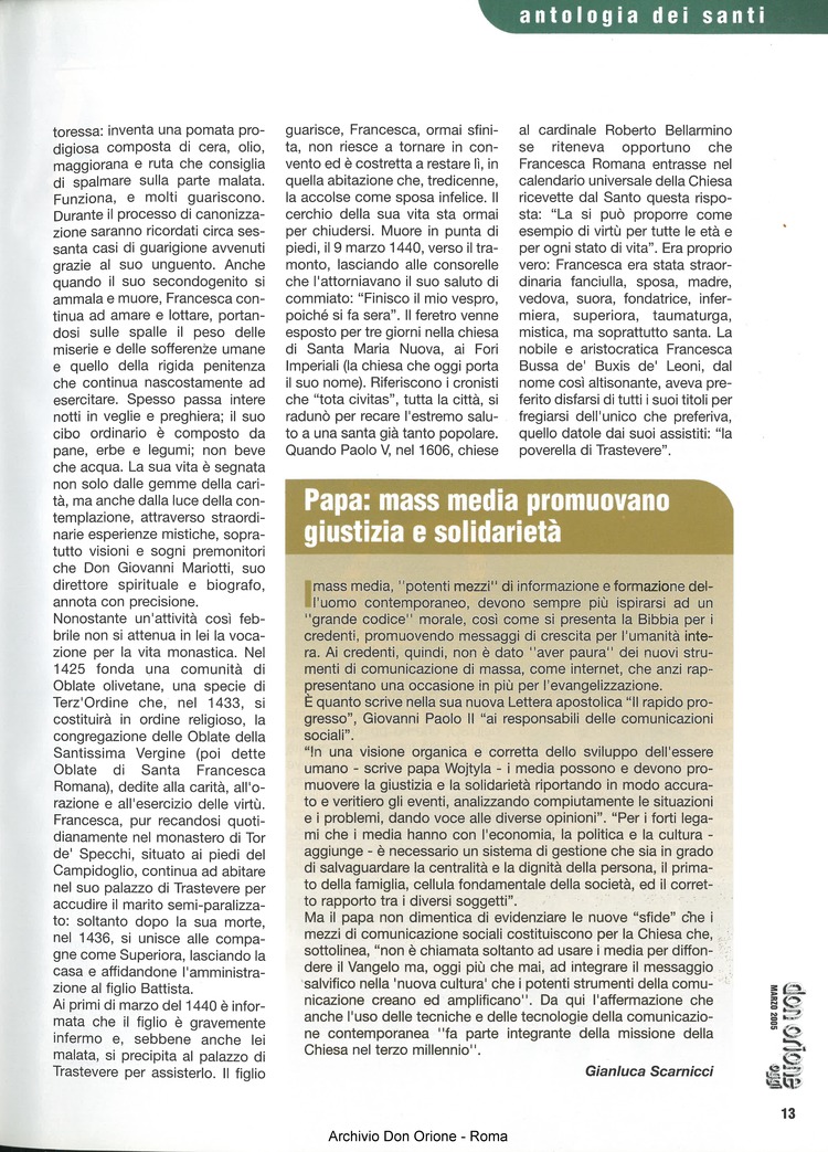 Don Orione oggi, 2005, 03, pagina 13