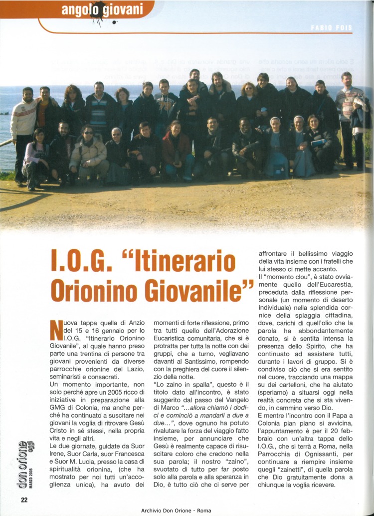 Don Orione oggi, 2005, 03, pagina 22