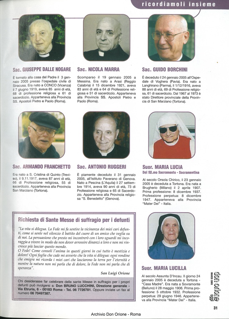 Don Orione oggi, 2005, 03, pagina 31