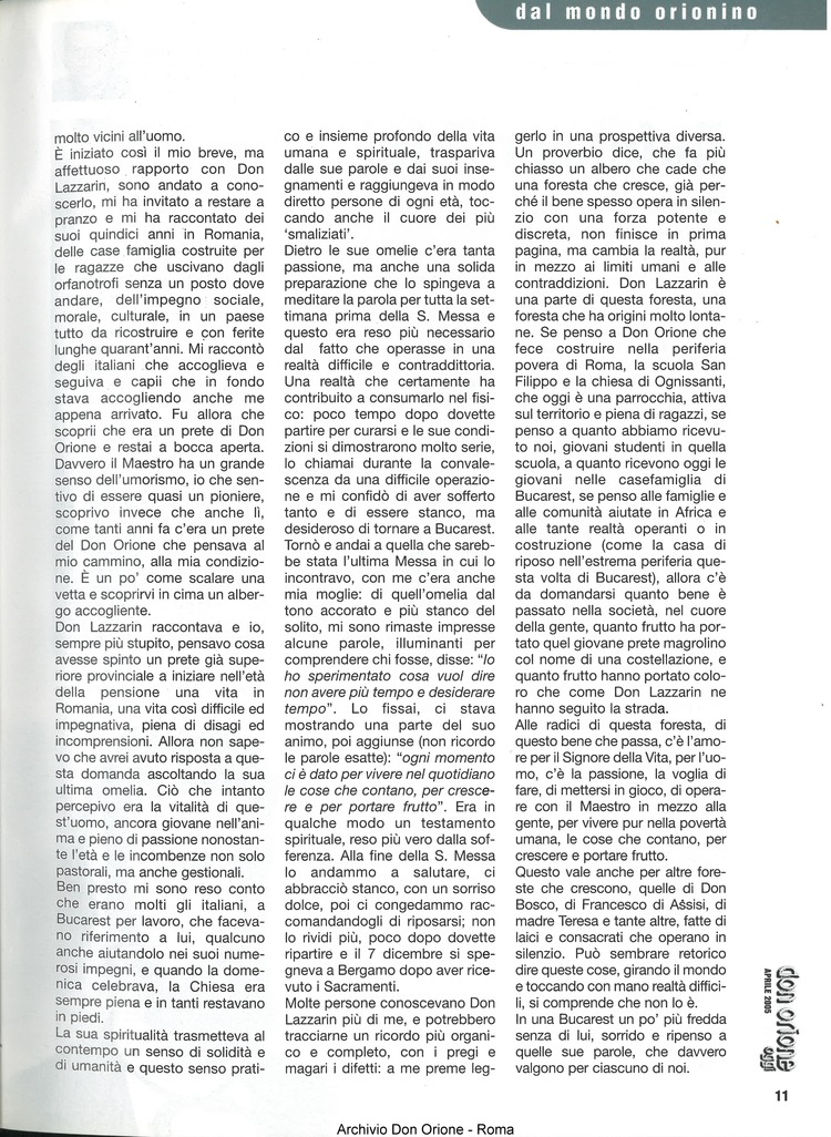 Don Orione oggi, 2005, 04, pagina 11