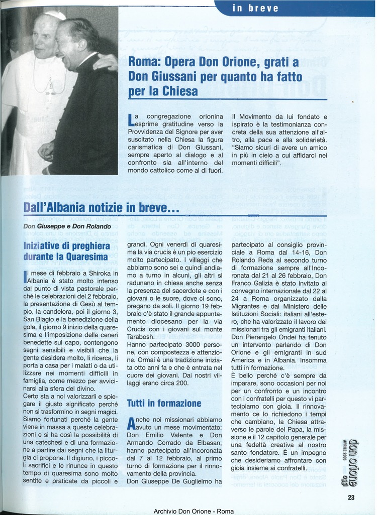 Don Orione oggi, 2005, 04, pagina 23