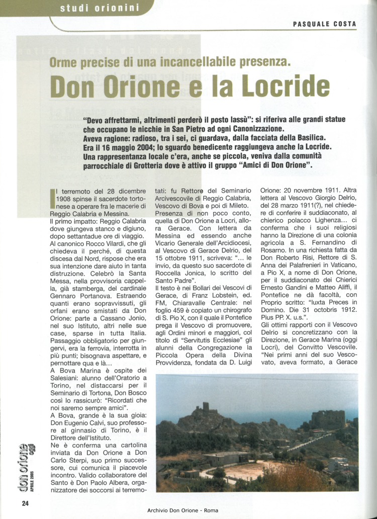Don Orione oggi, 2005, 04, pagina 24