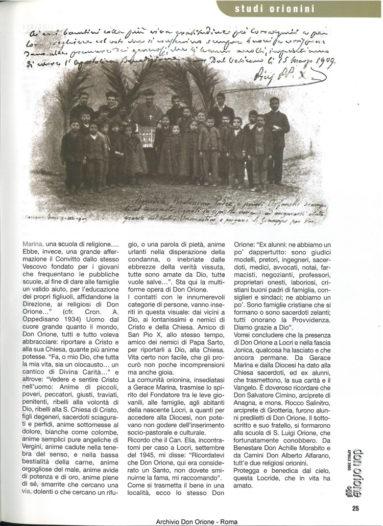 Don Orione oggi, 2005, 04, pagina 25
