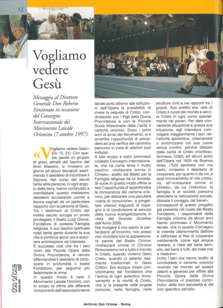 Don Orione oggi, 2005, 05, pagina 12