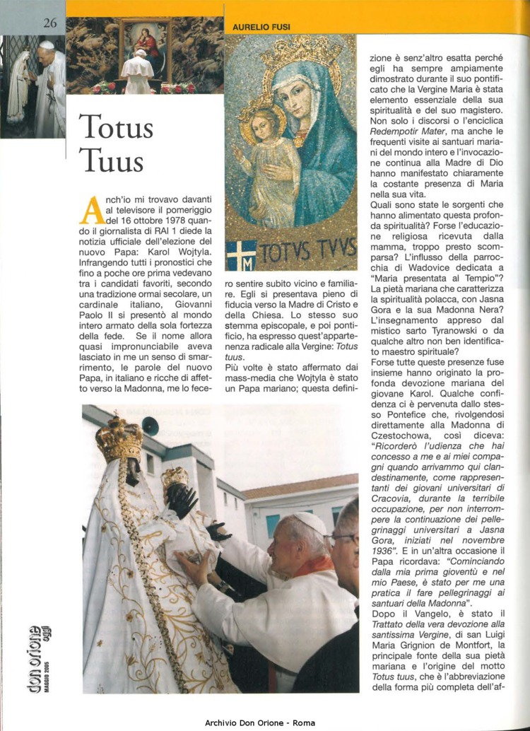 Don Orione oggi, 2005, 05, pagina 26