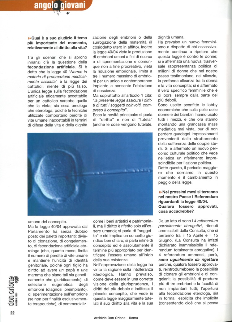 Don Orione oggi, 2005, 06, pagina 22