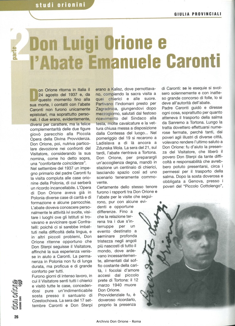 Don Orione oggi, 2005, 06, pagina 26