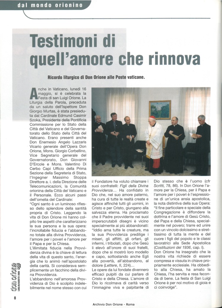 Don Orione oggi, 2005, 07, pagina 8