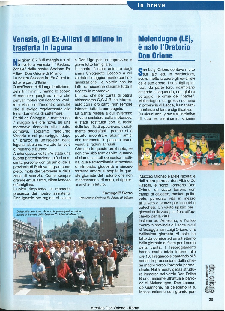 Don Orione oggi, 2005, 07, pagina 23