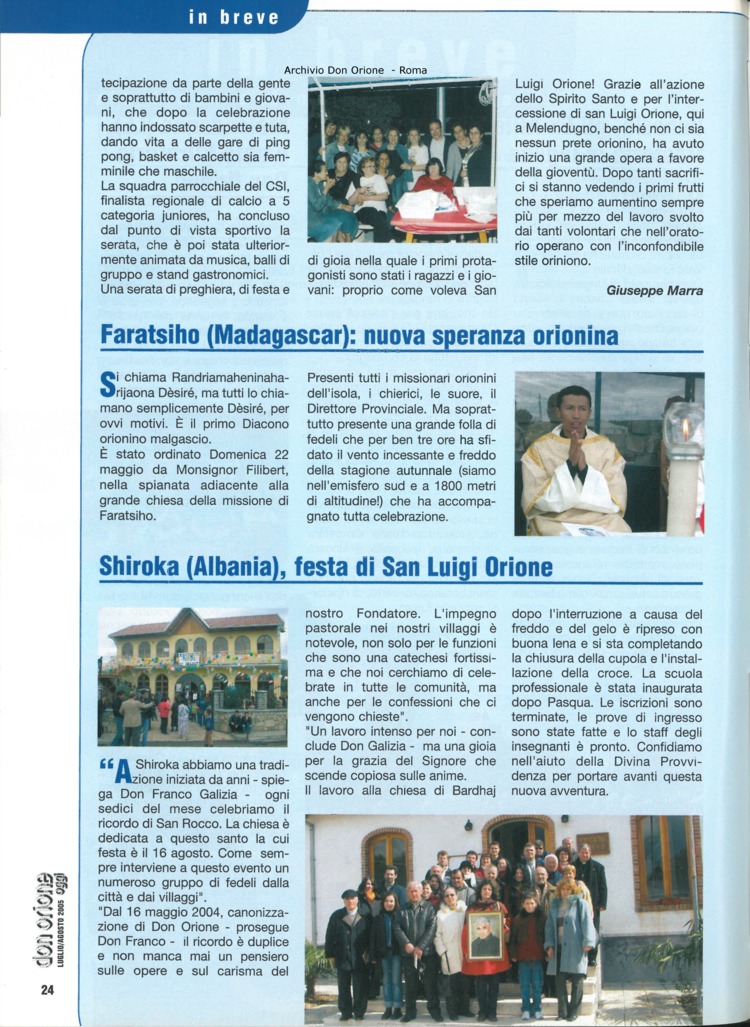 Don Orione oggi, 2005, 07, pagina 24