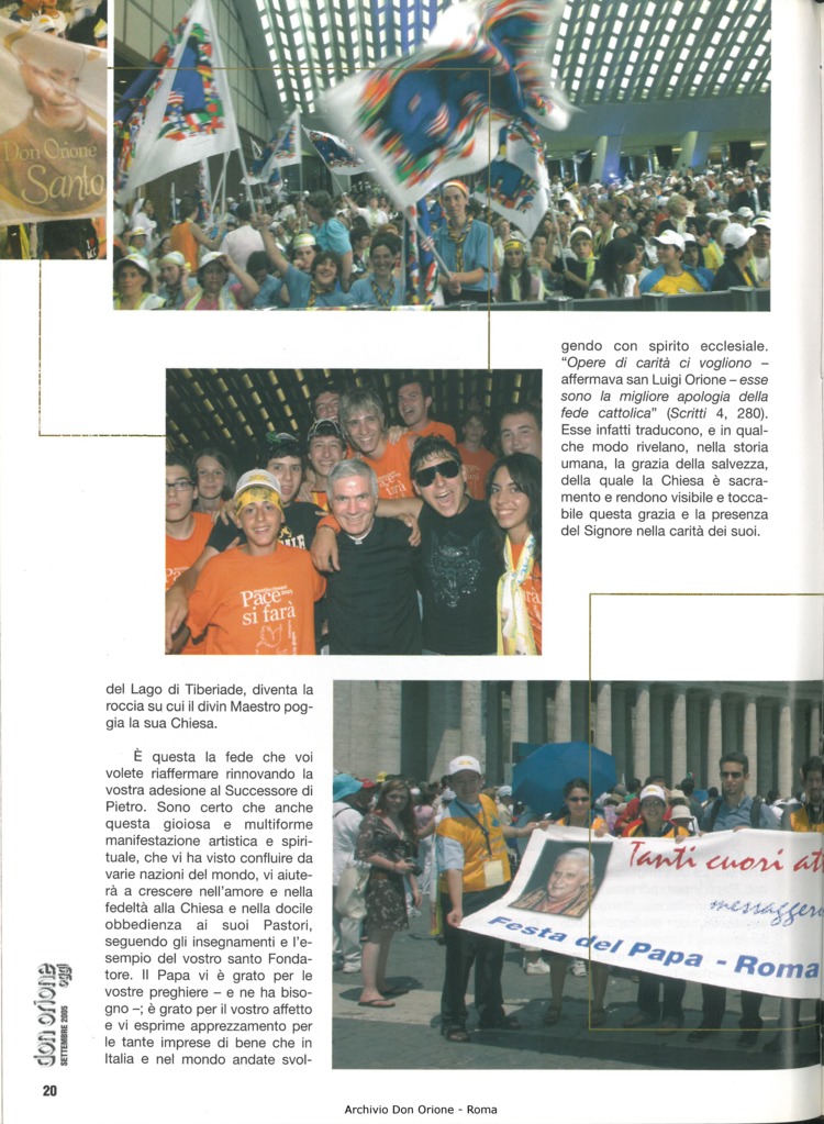 Don Orione oggi, 2005, 08, pagina 20