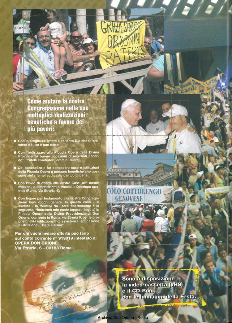Don Orione oggi, 2005, 08, pagina 32