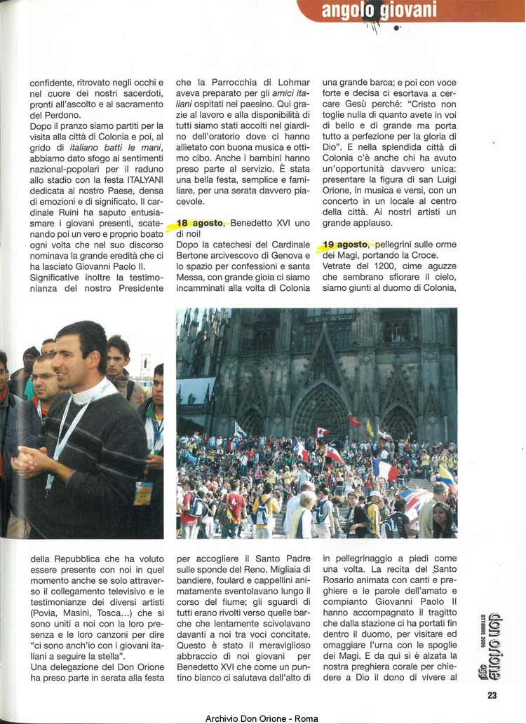 Don Orione oggi, 2005, 09, pagina 23