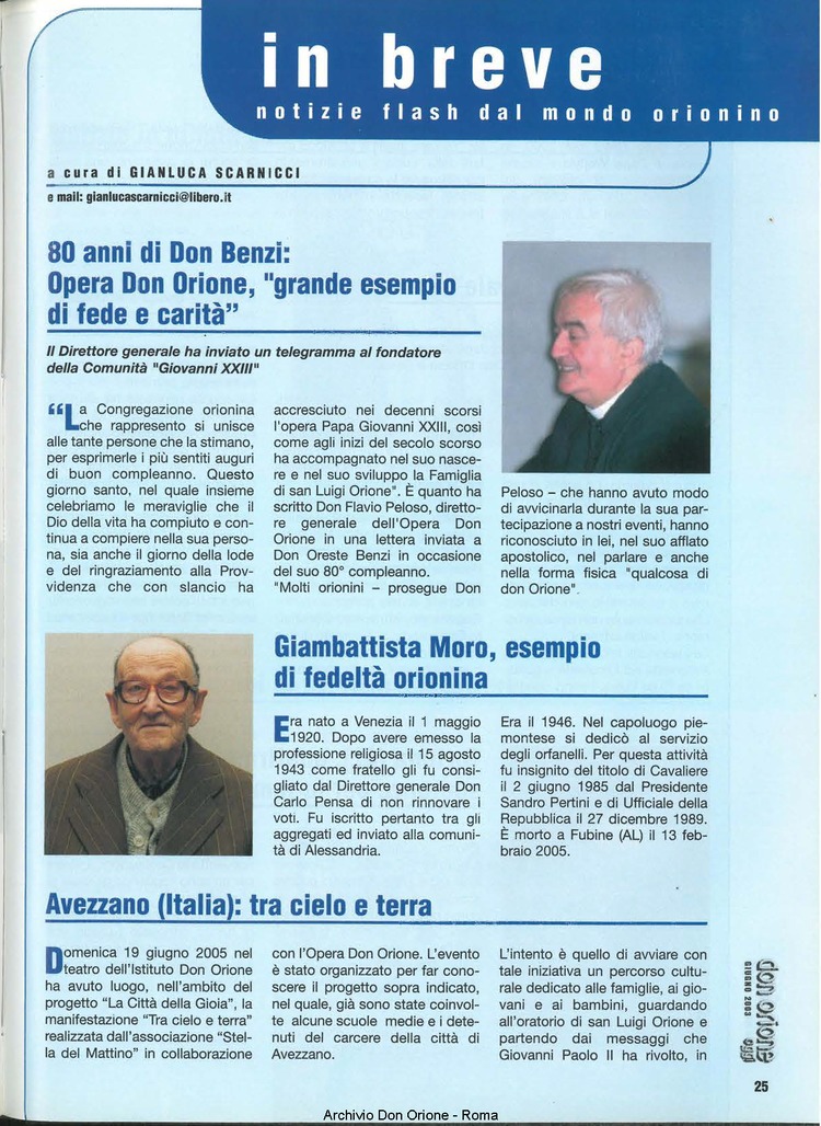 Don Orione oggi, 2005, 09, pagina 25